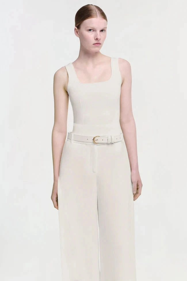 Relaxed Sweatshirt Ramaina Tank Ivory