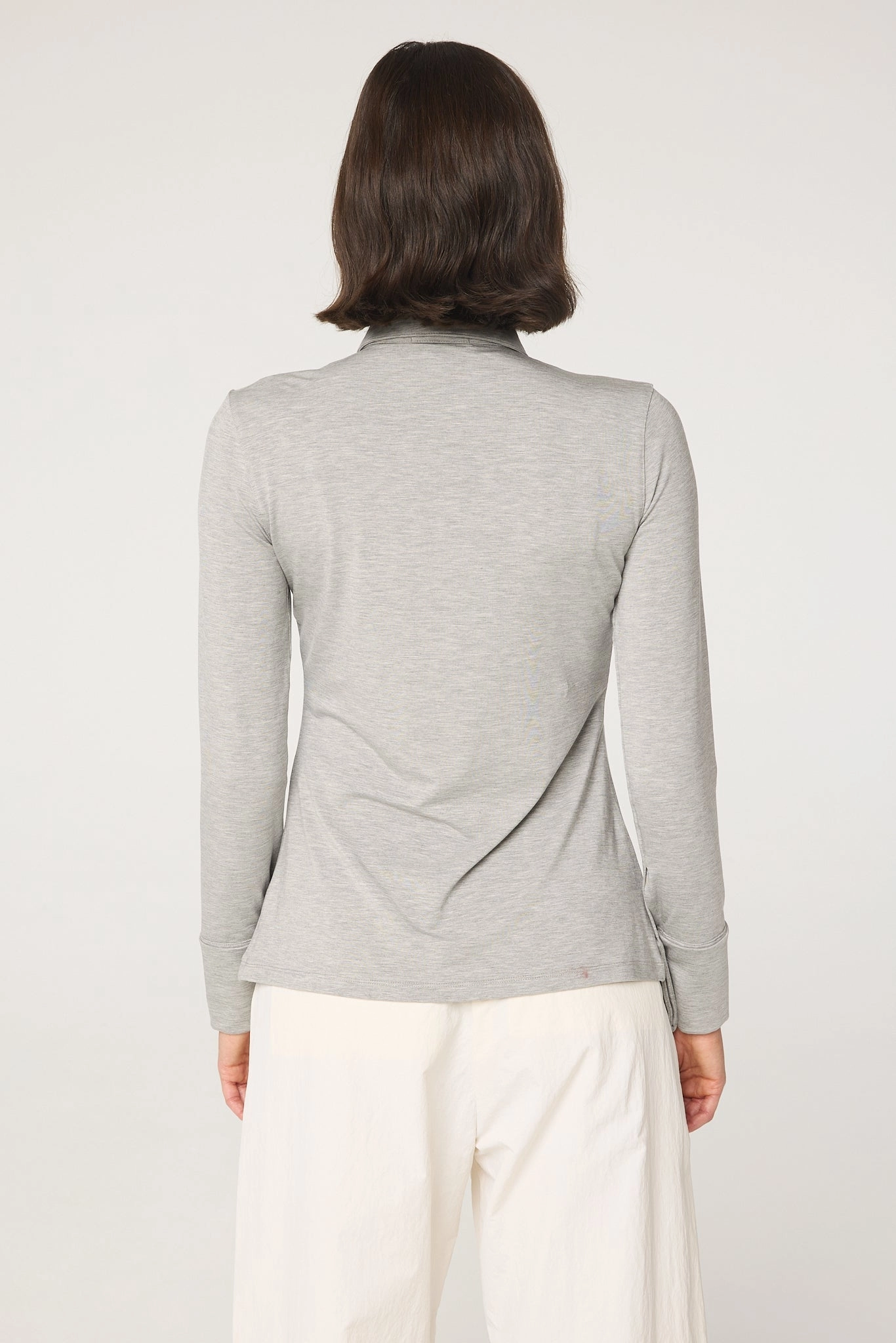 MultiPocket Design Neutral Tone Stitching SPAZZI TOP