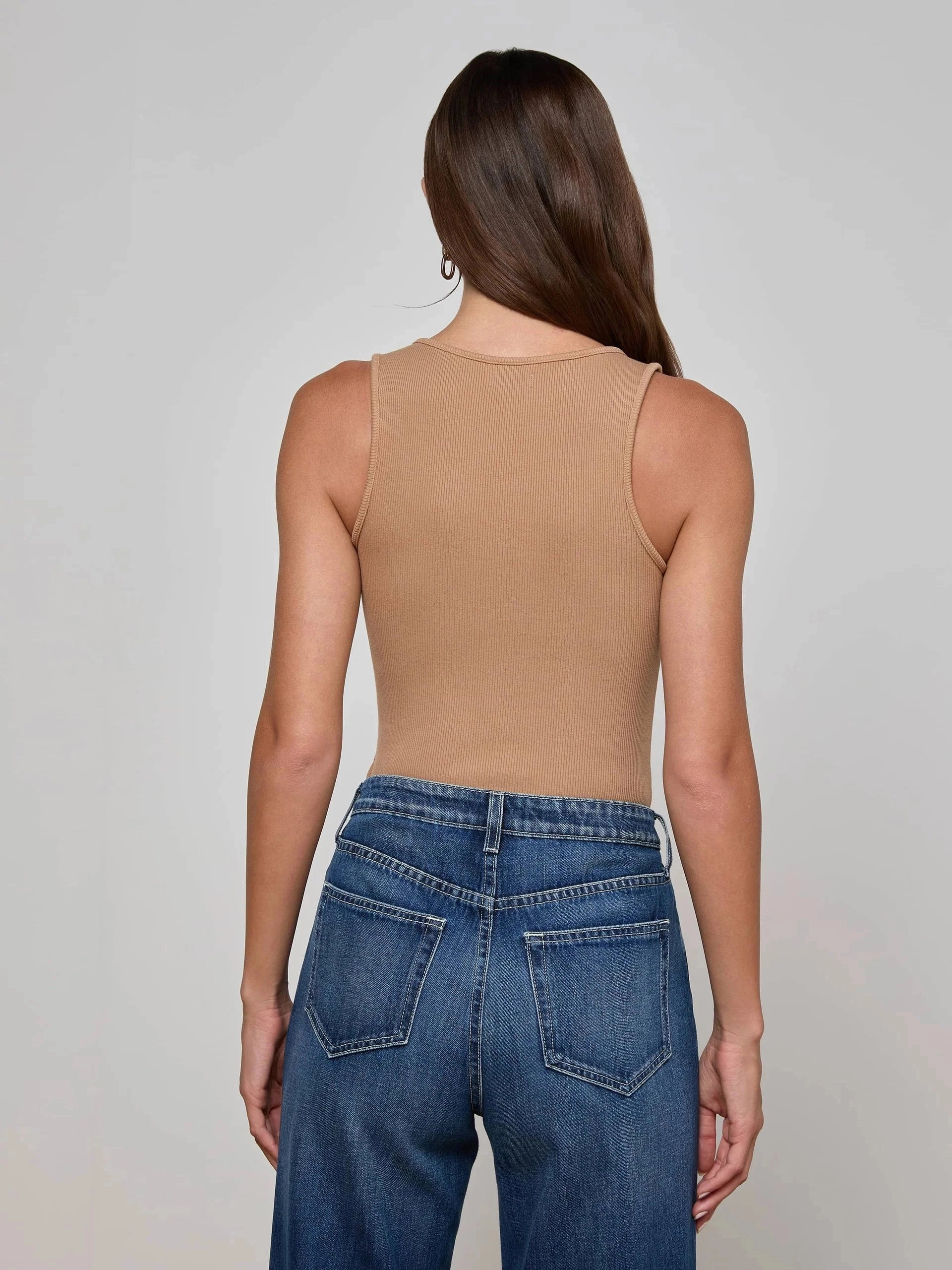 BreathableFabricTech Adira Scoop Neck Tank Cinnamon Swirl