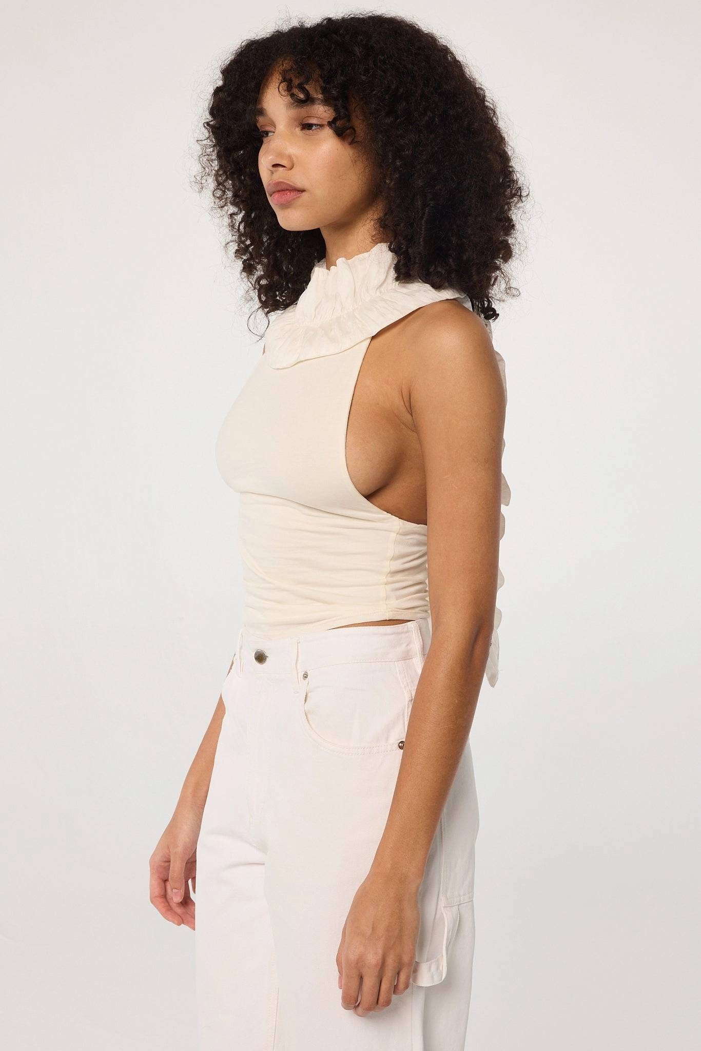 GarmentWashed Texture Sustainable Material Blend VINO TOP