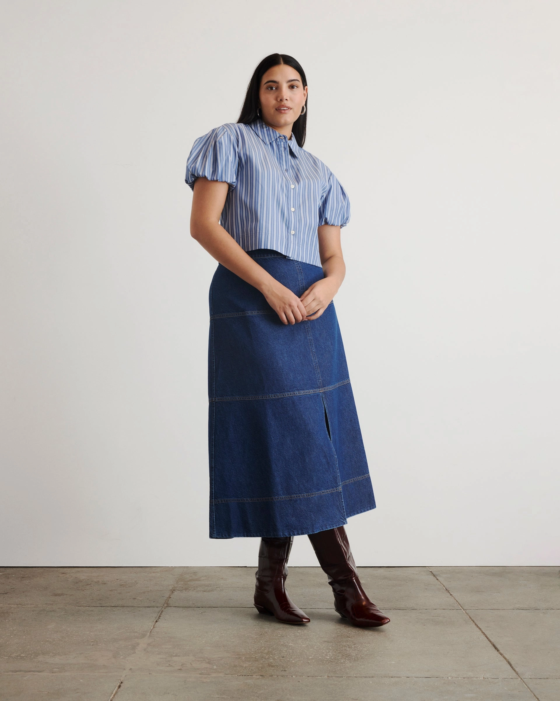 Reinforced Shoulder Elza Top