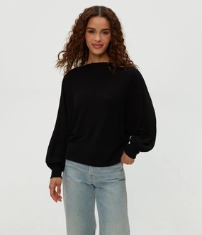 NoTagLabel PolishedFinish ROXY BALLOON SLEEVE TOP