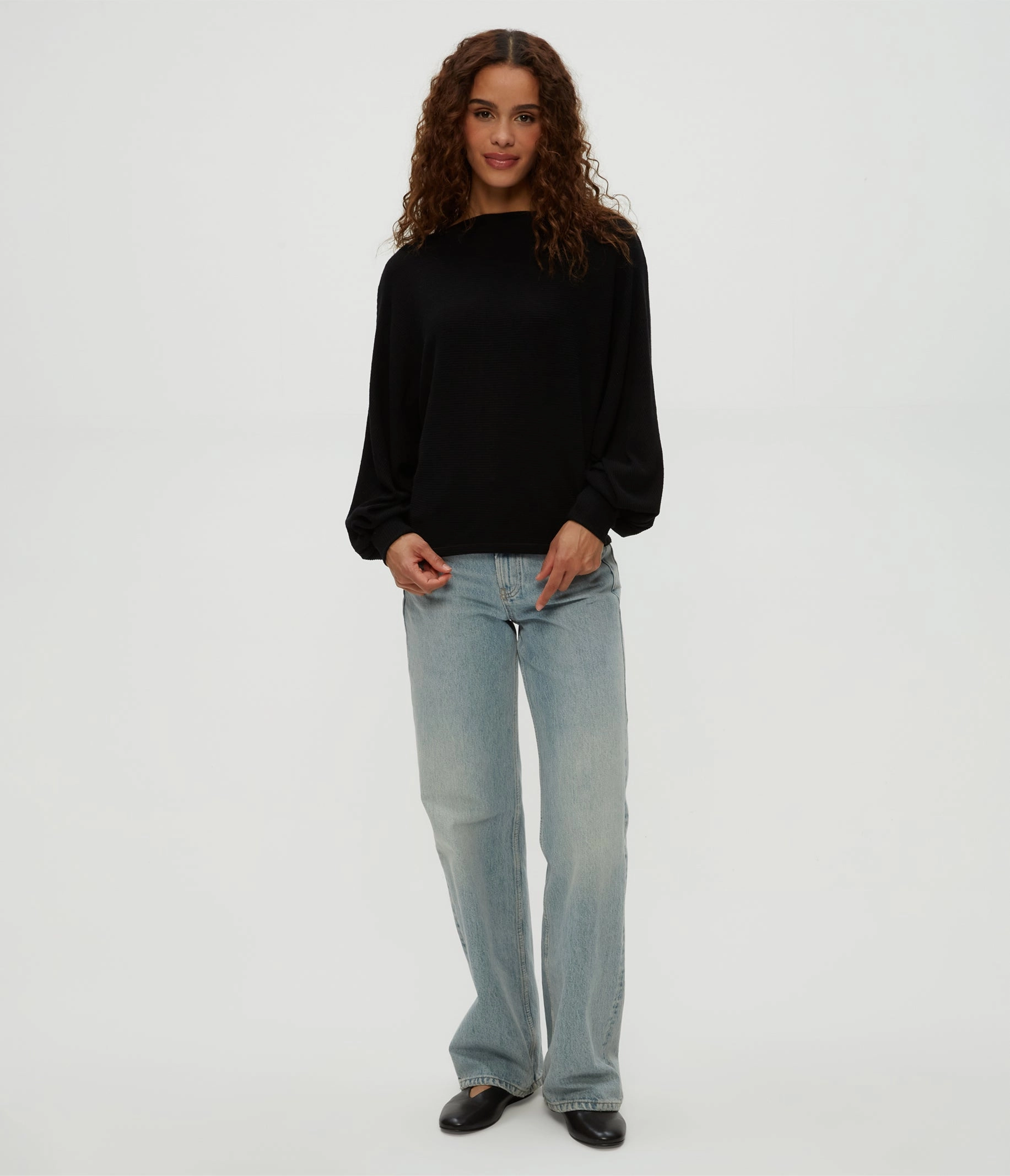 Temperature Control Technology ROXY BALLOON SLEEVE TOP