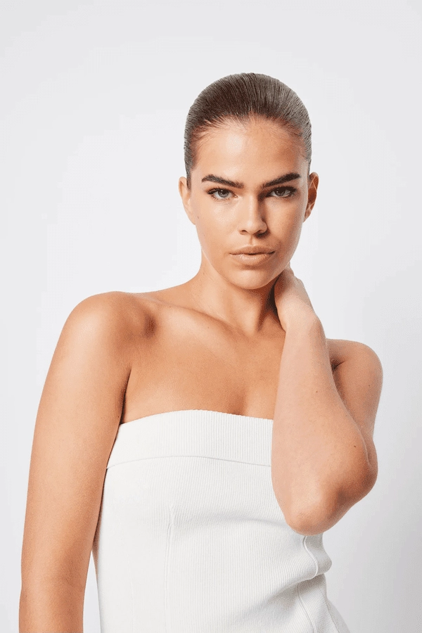 Grace Walk Dance-Party Monaco Mini Dress White