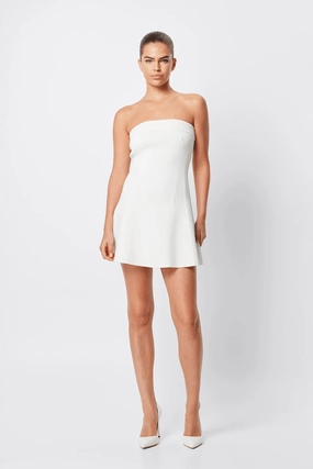 Office Smart Monaco Mini Dress White