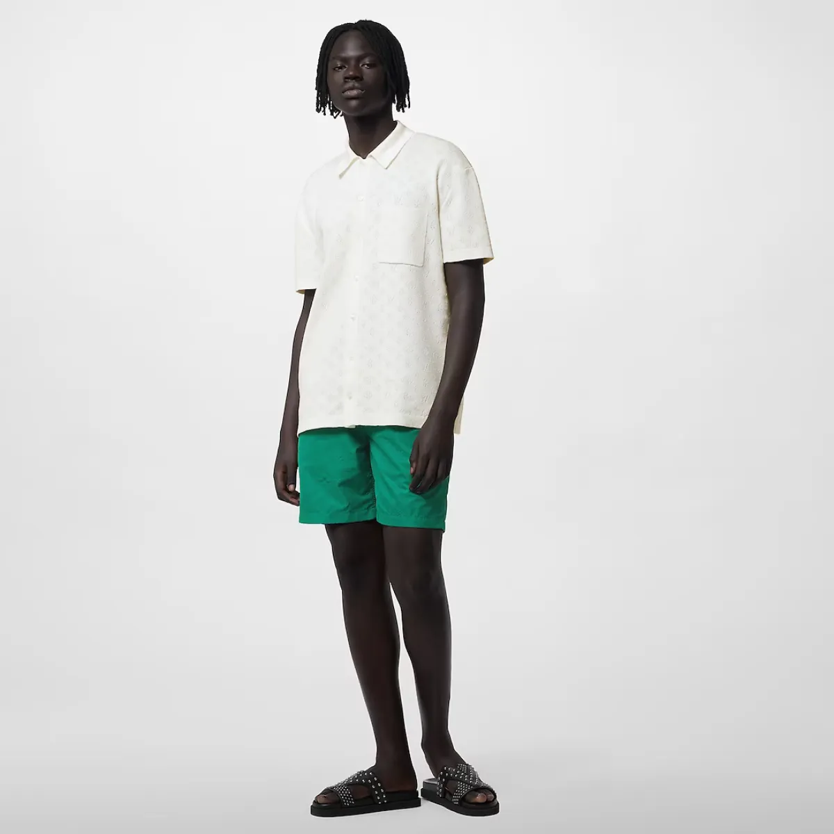 Monogram Nylon Swim Board Shorts