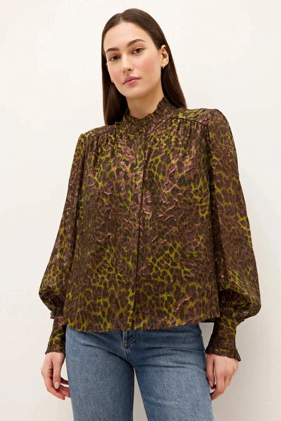 Seamless construction MoistureControl Montana Blouse Grasslands
