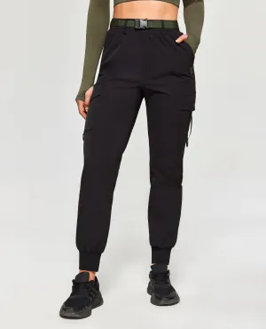 Moto Active Ankle Pants - Black