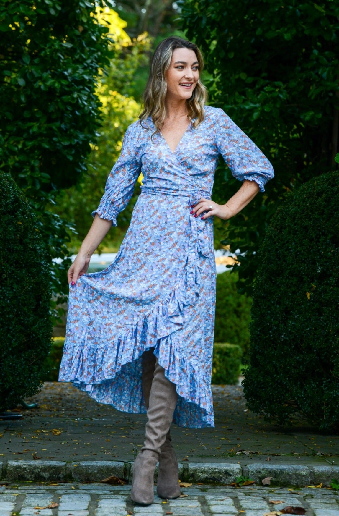 Napa Dress / Petite Blue Soft color