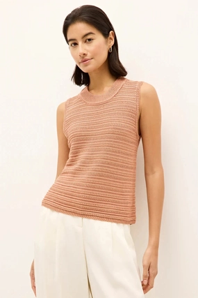 LightweightMaterial DurableBlend Nev Top Nectarine