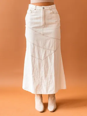 New Days Ahead Denim Maxi Skirt