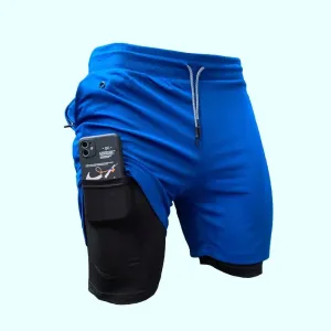 Newest Running Shorts Men 2 in 1 Training Gym