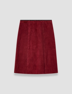 Nicole Suede Stretch Skirt Outfit Essence Polished Fit