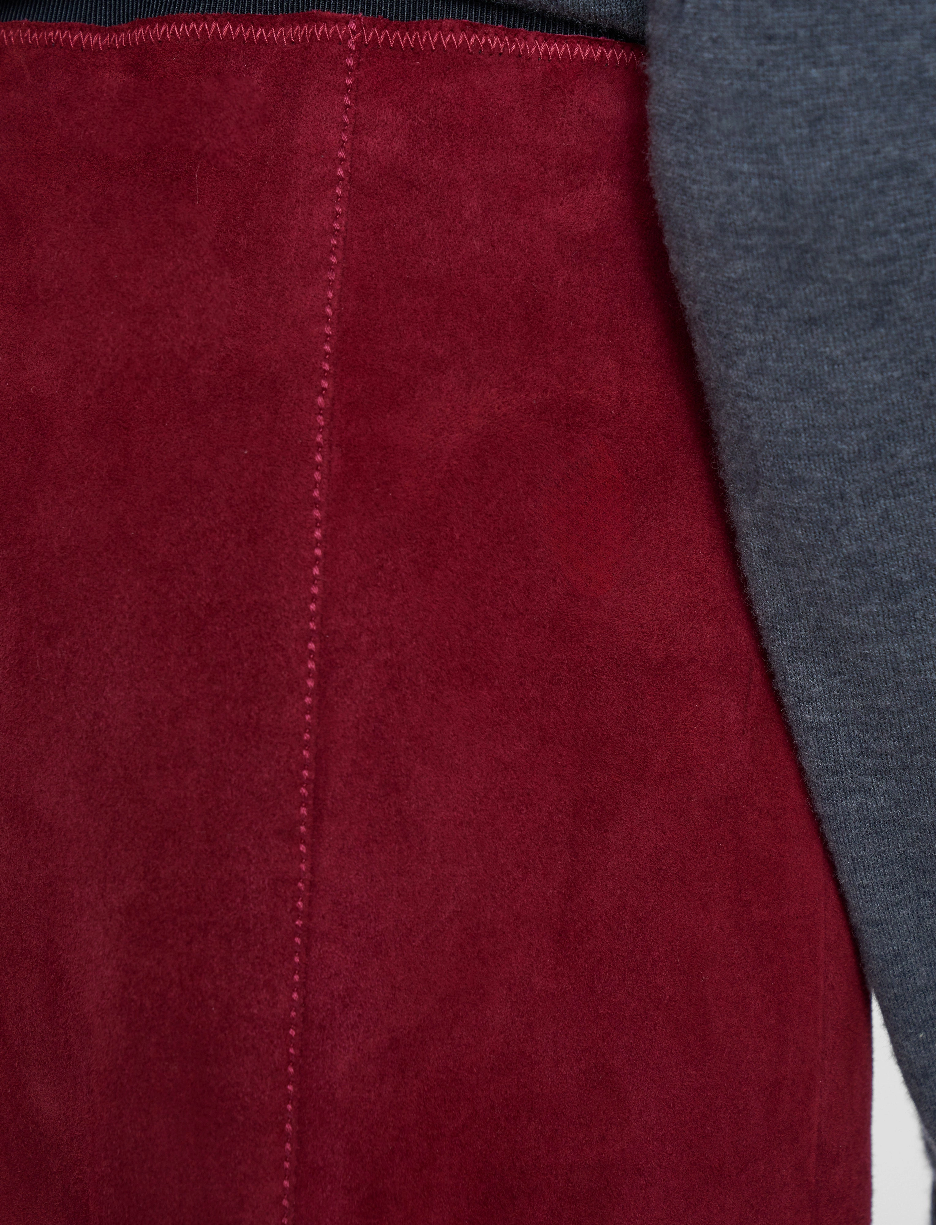 Ultra Comfort Nicole Suede Stretch Skirt