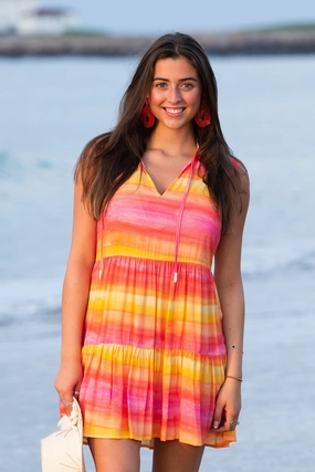 relaxed elegance Nantucket Dress / Sunrise Ombre