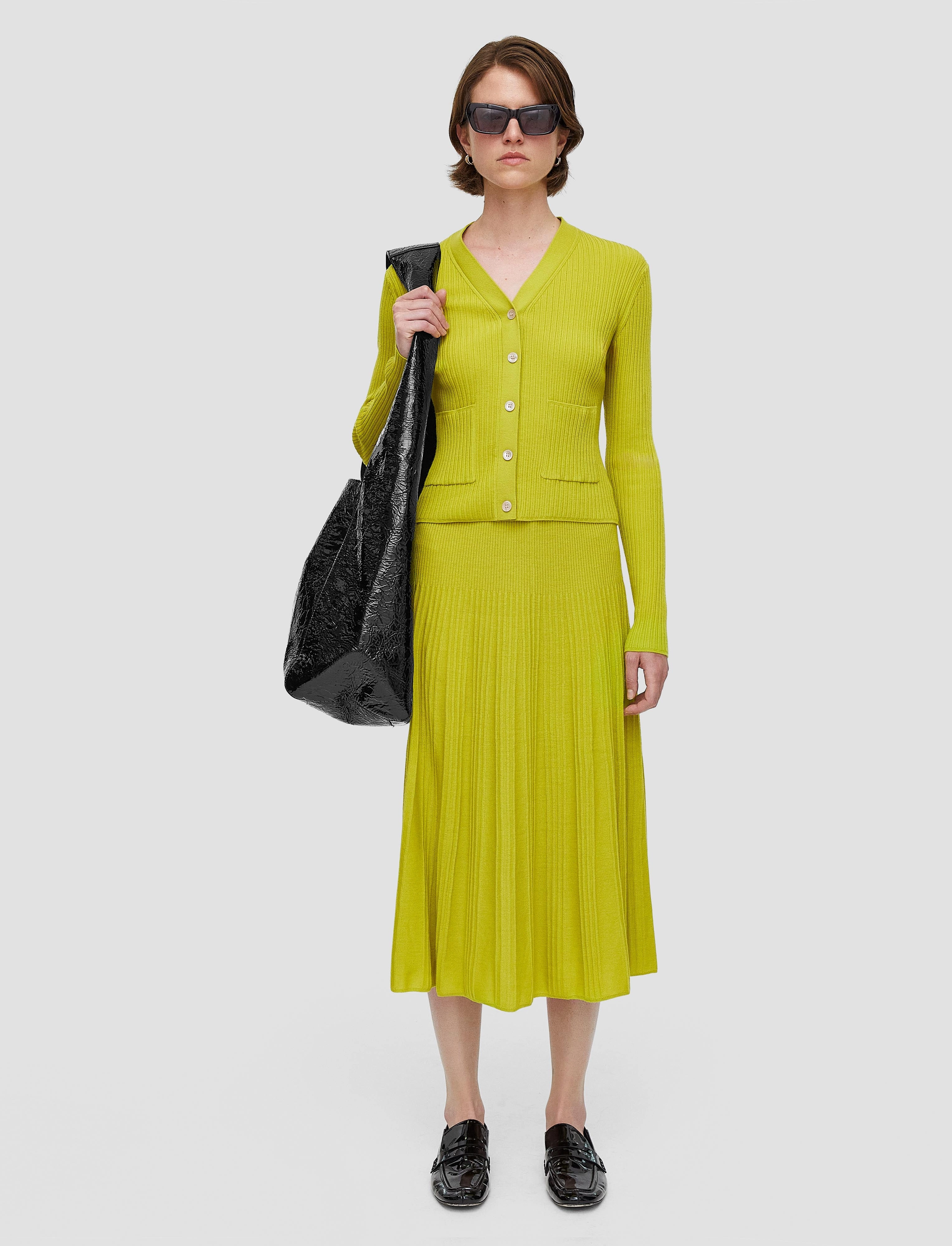 Merino Rib Skirt All Day Look Eco Friendly