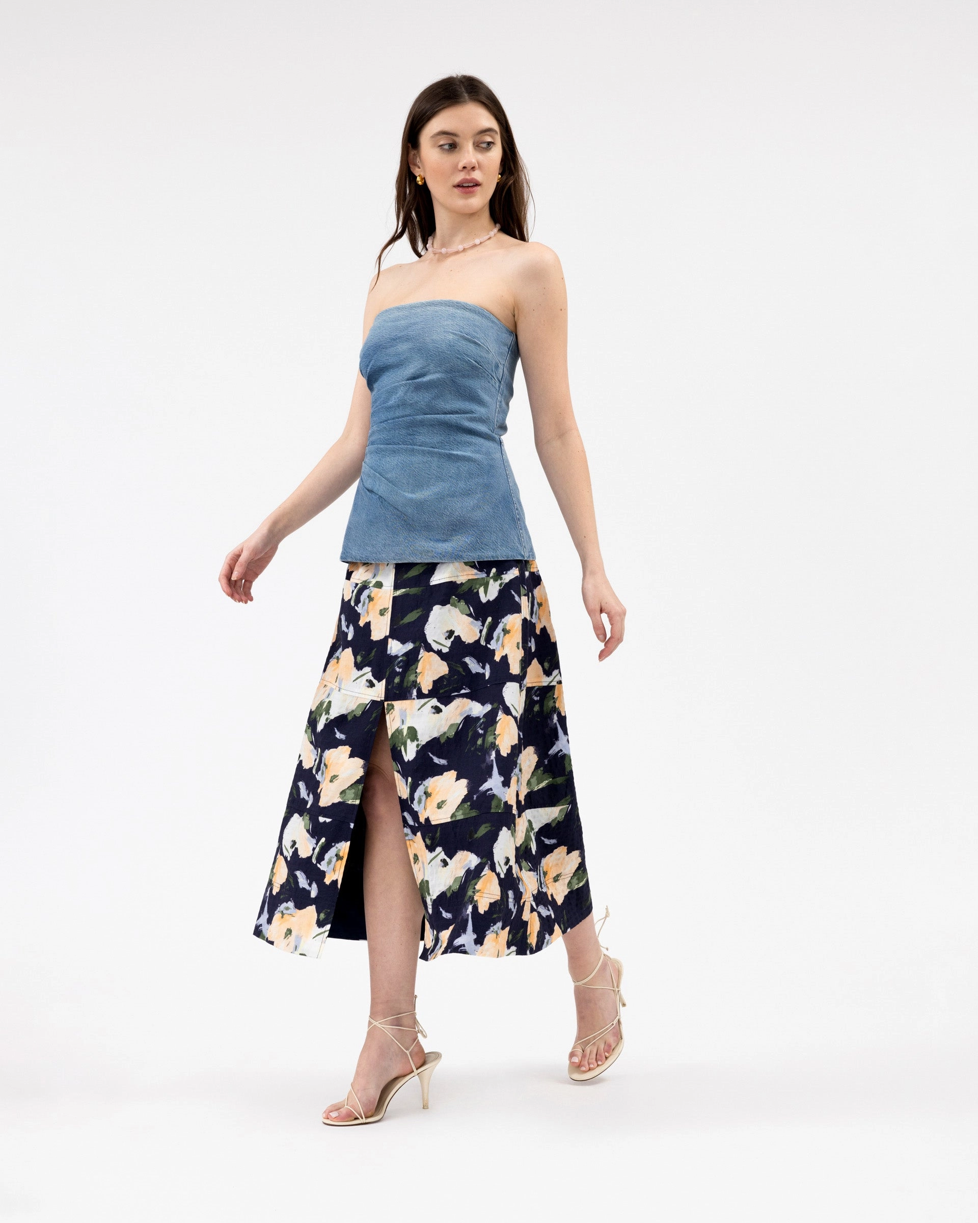 Tagless Comfort Collar Organic Cotton Blend Leandra Top