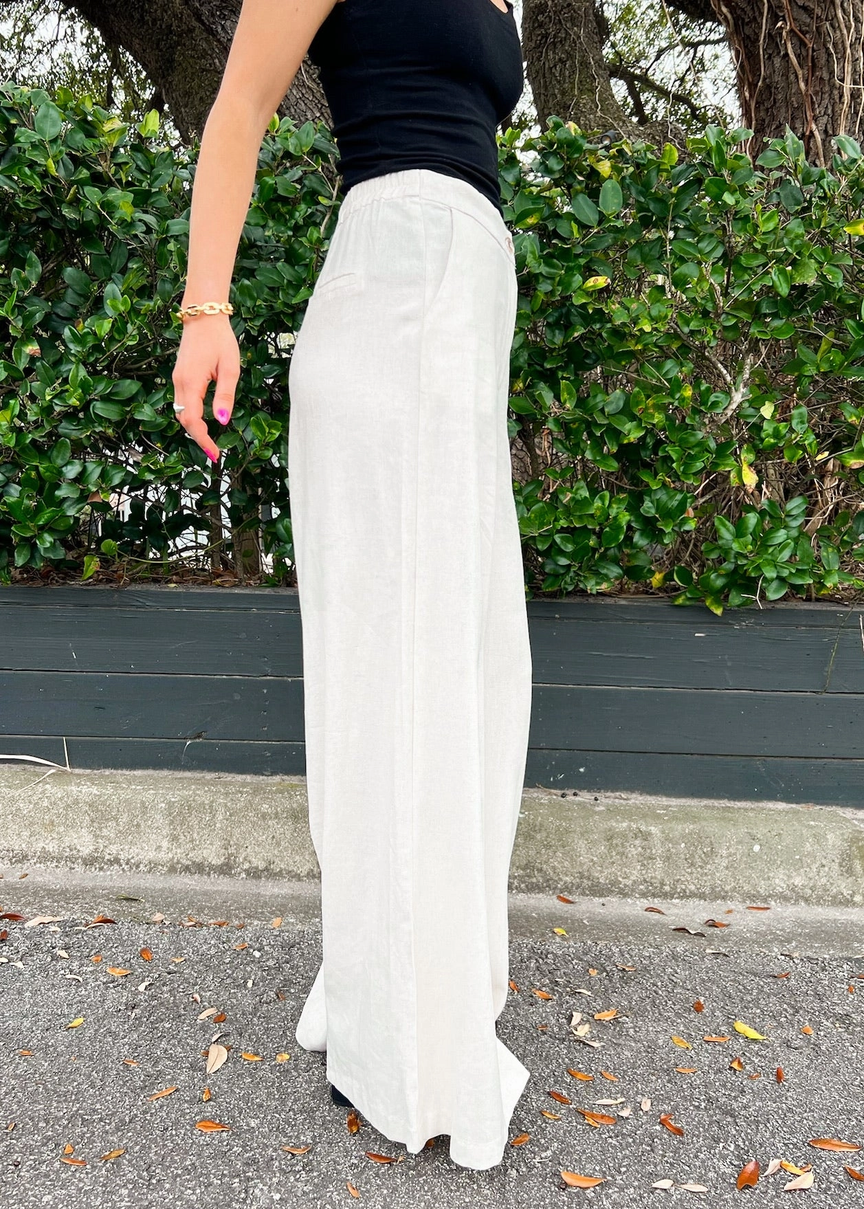 MAISIE WIDE-LEG PANTS FrictionResistantEdging