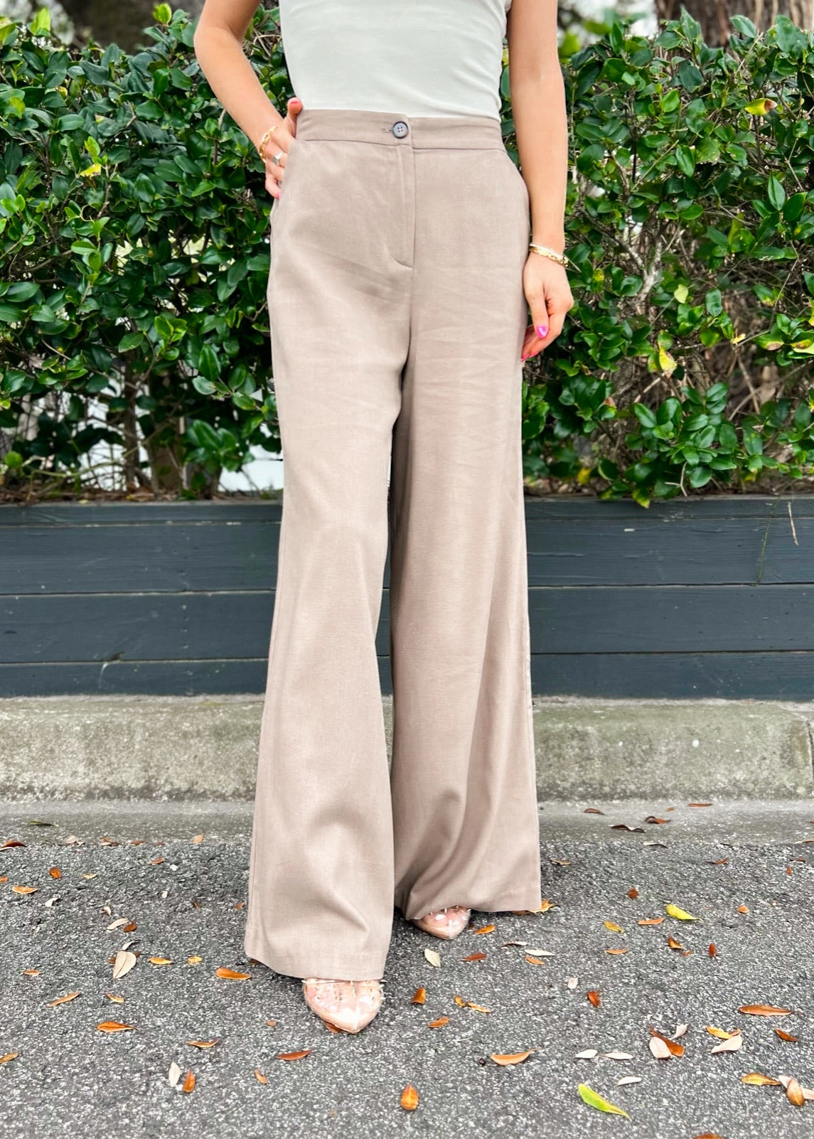 Relaxed Comfort Wear MAISIE WIDE-LEG PANTS
