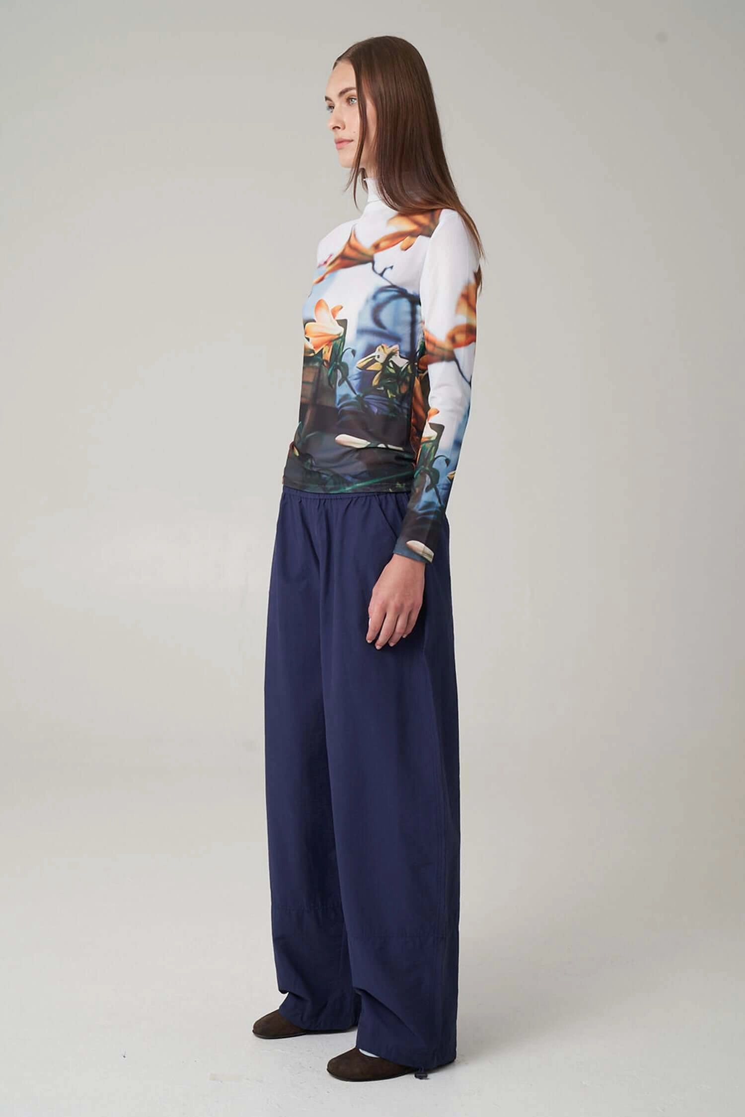 Easy Care Material PAULIE MOCK NECK TOP