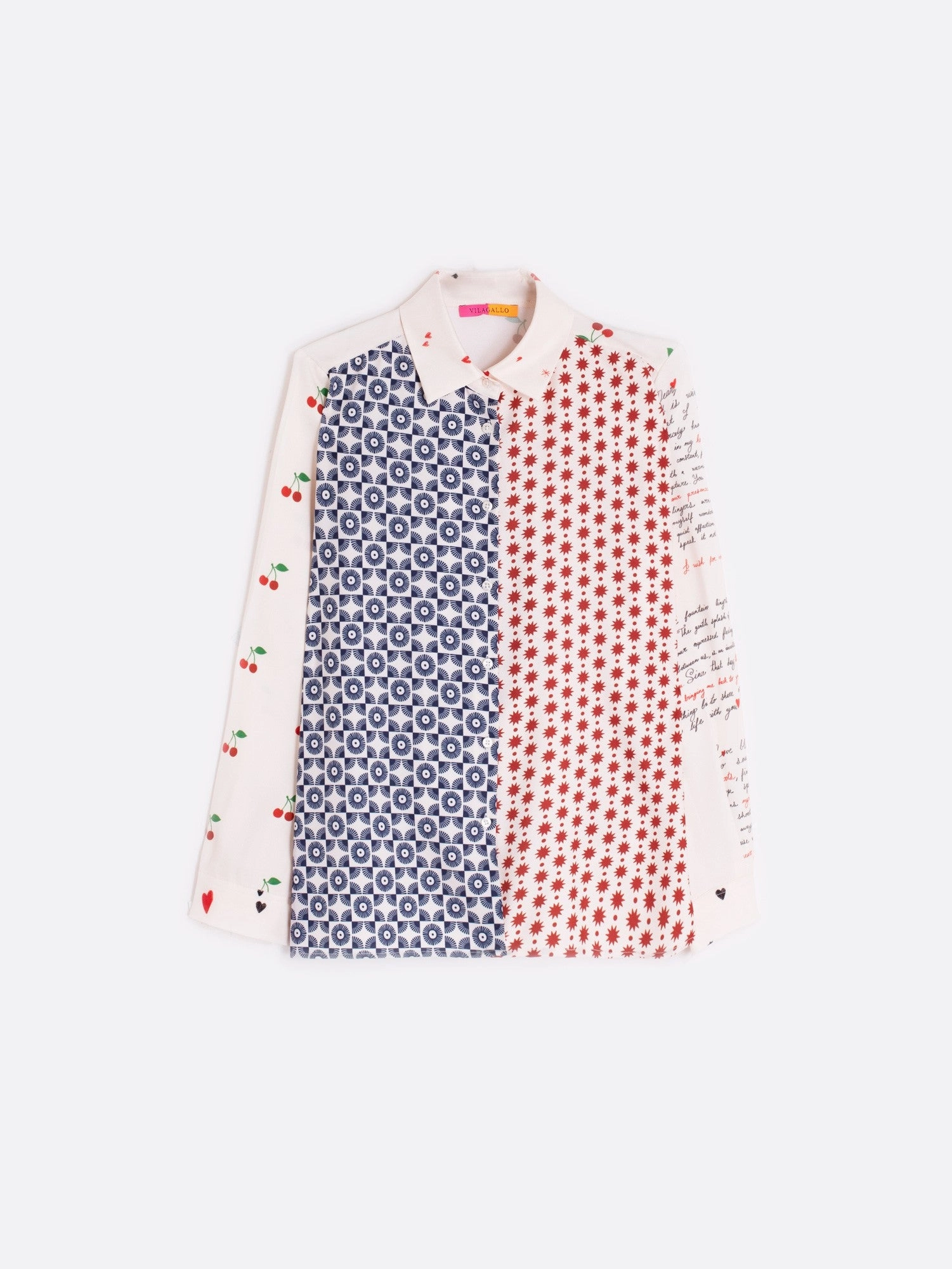 MIX PRINT BUTTON DOWN ReinforcedStitching