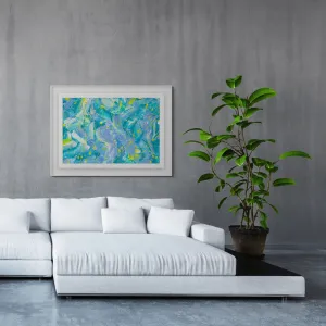 Ocean Abstract Art Print - Paper or Canvas - Framed or Unframed