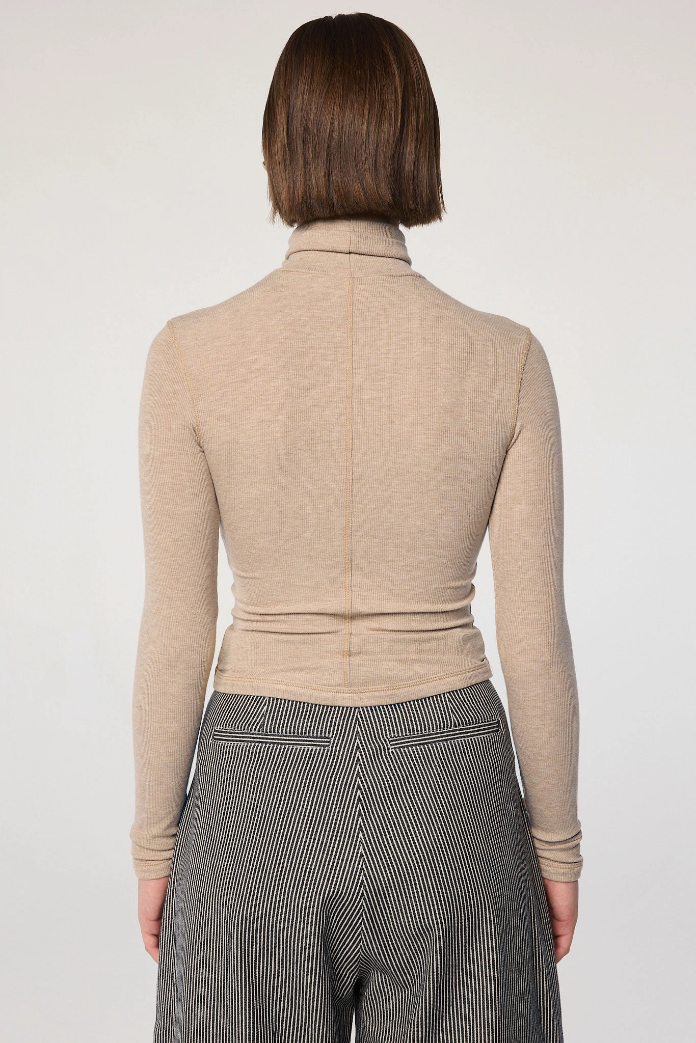 Layered Hem Detailing OdorControl MADS TURTLENECK TOP
