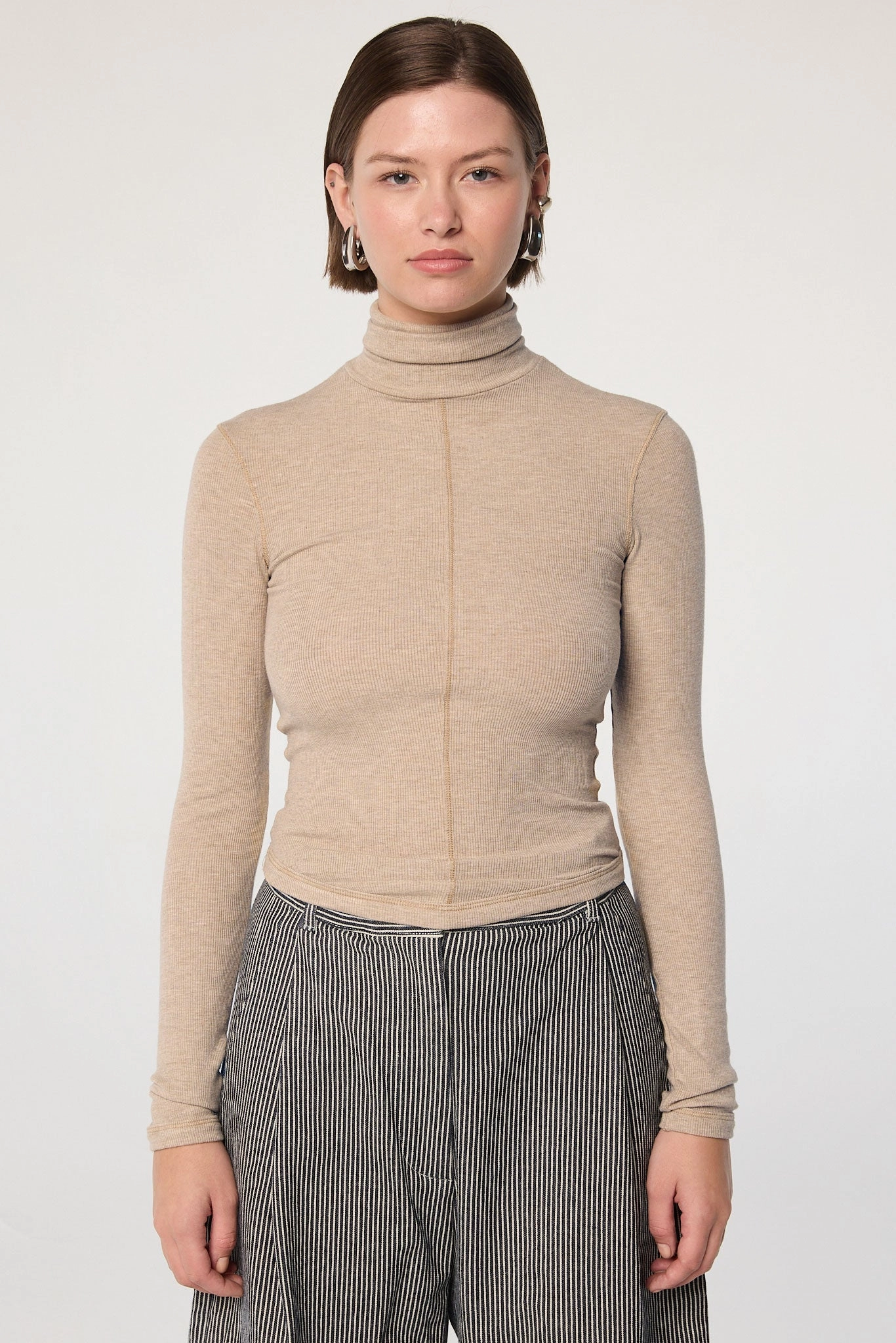 Interlock Weave MADS TURTLENECK TOP