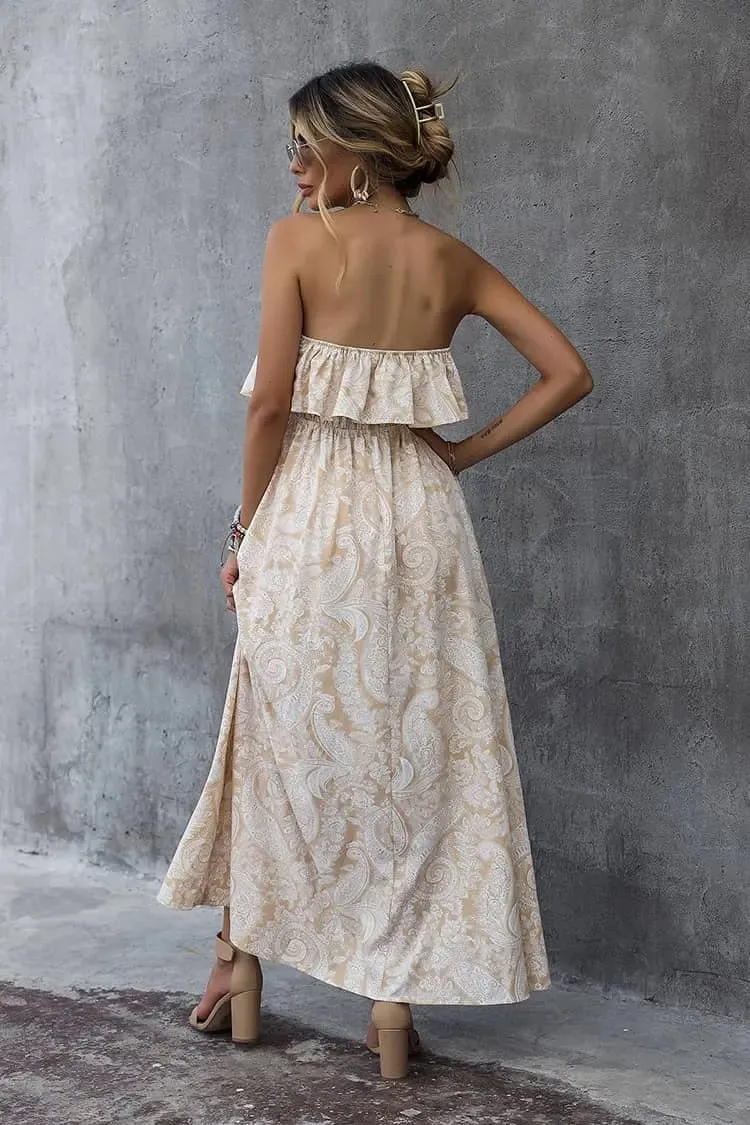 Off The Shoulder Chiffon Dress