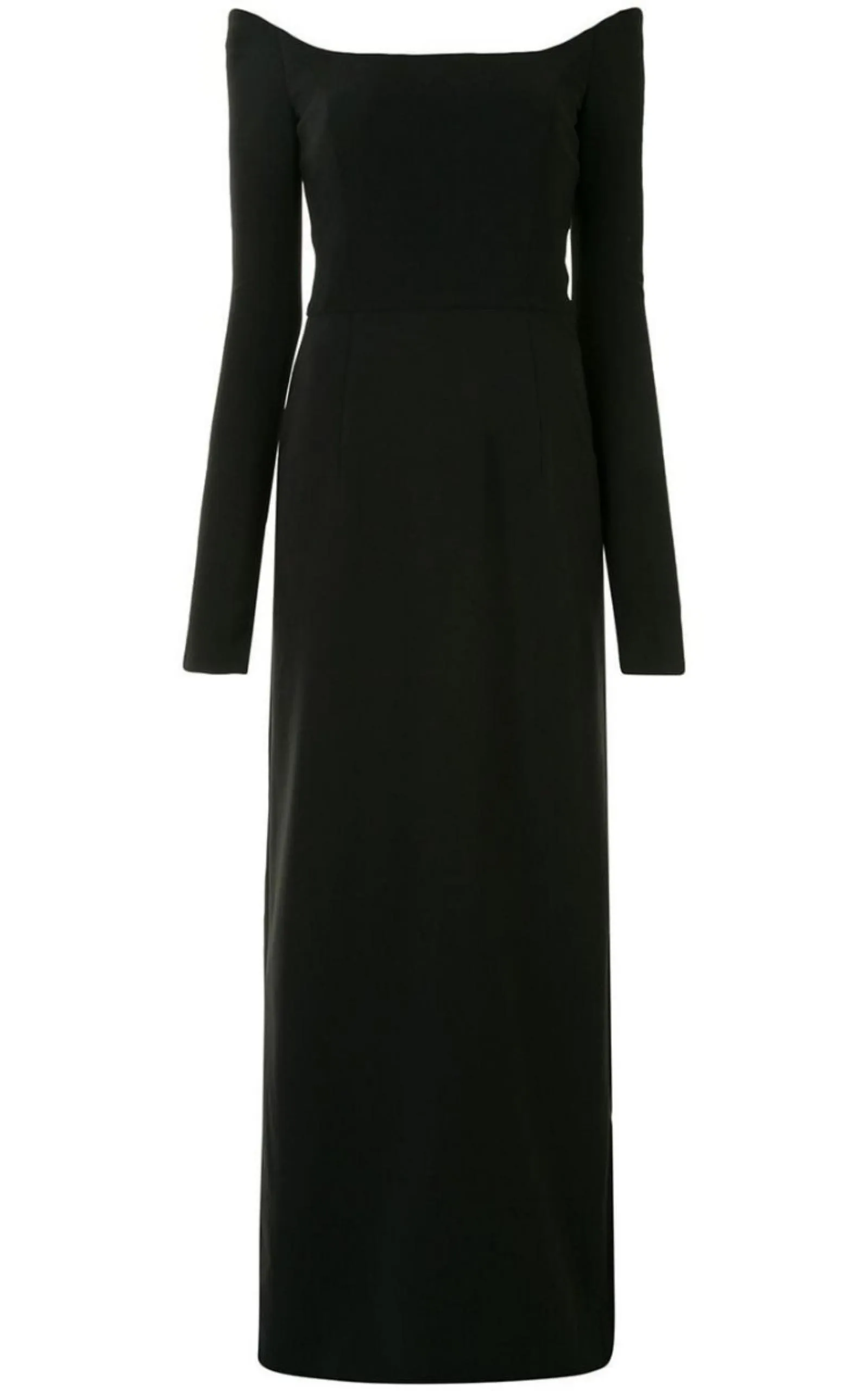Off-the-shoulder Long-sleeve Dress