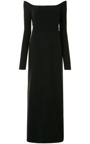 Off-the-shoulder Long-sleeve Dress