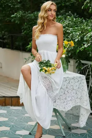 Off The Shoulder White Dress
