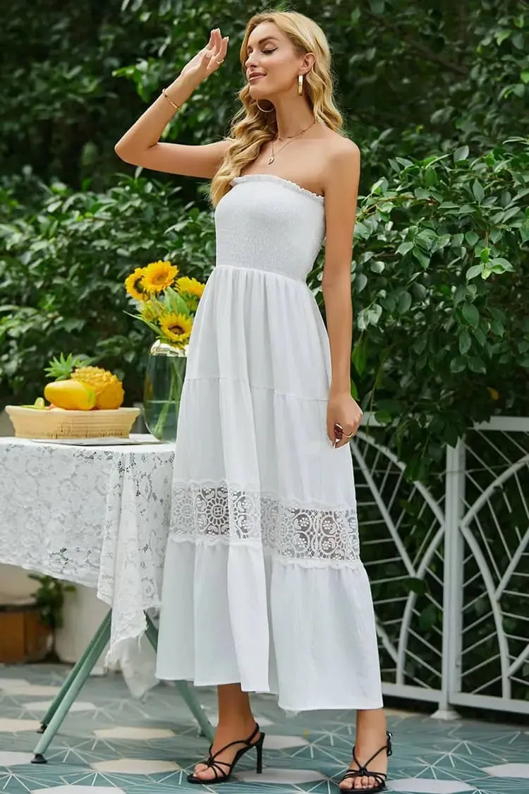 Off The Shoulder White Dress