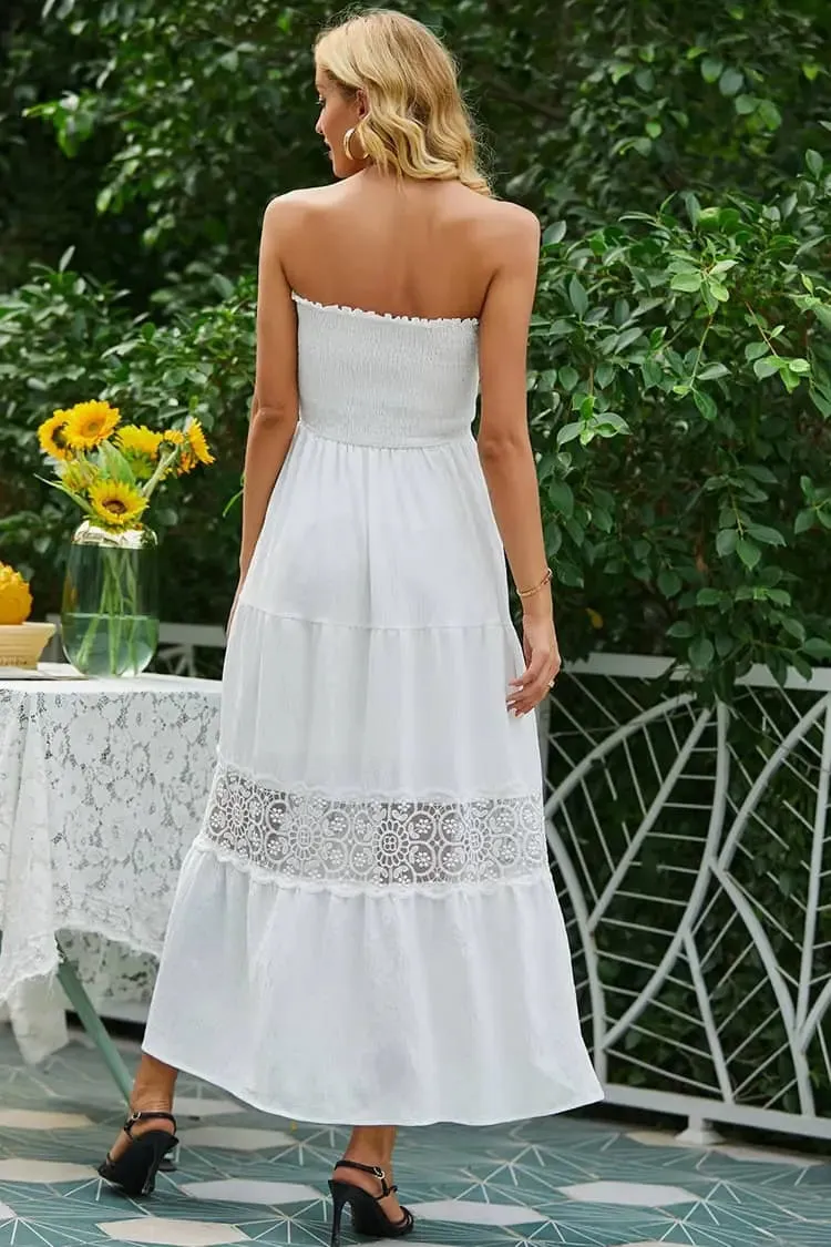 Off The Shoulder White Dress