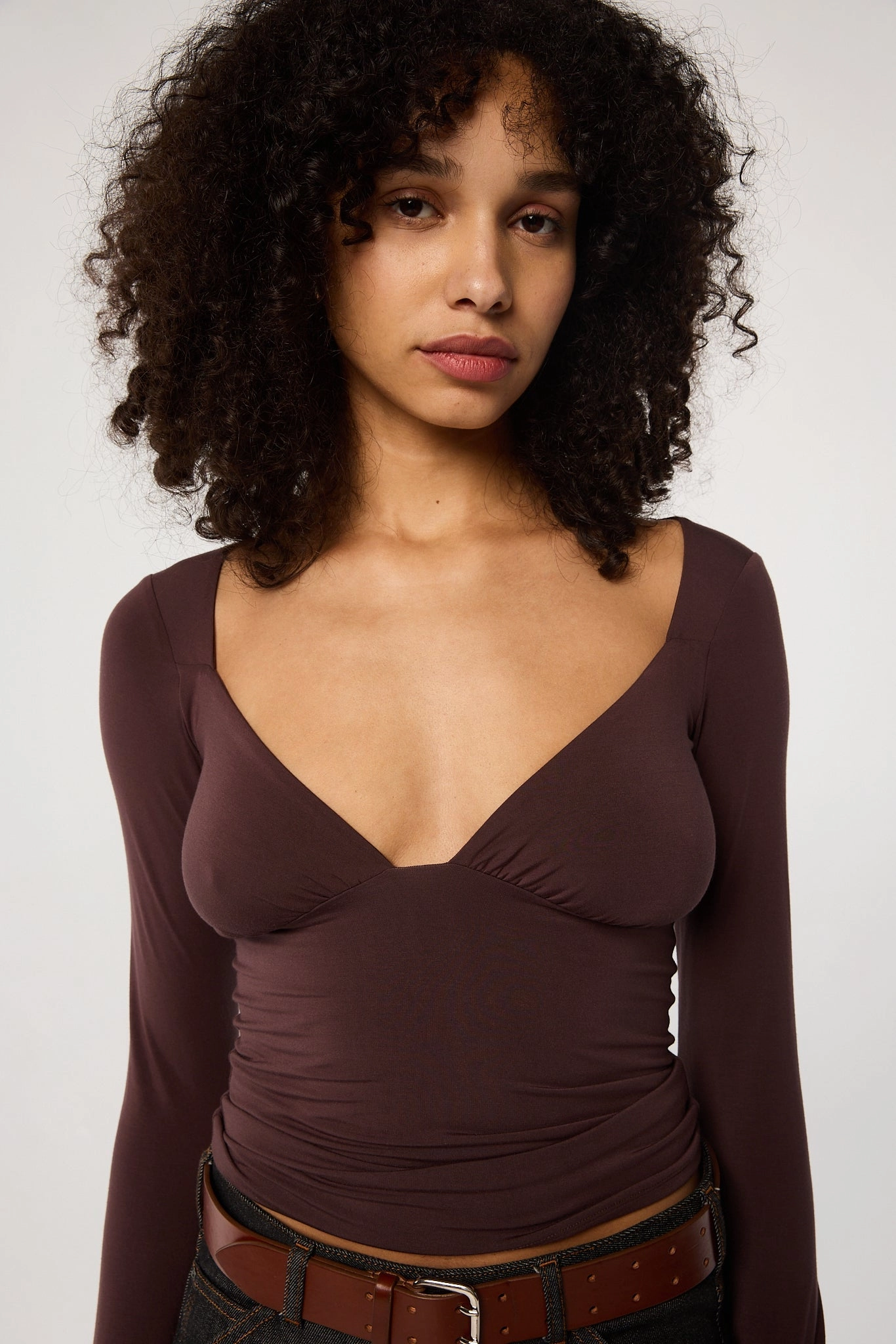 OISIN TOP MicroPerforated Details Heather Effect Finish