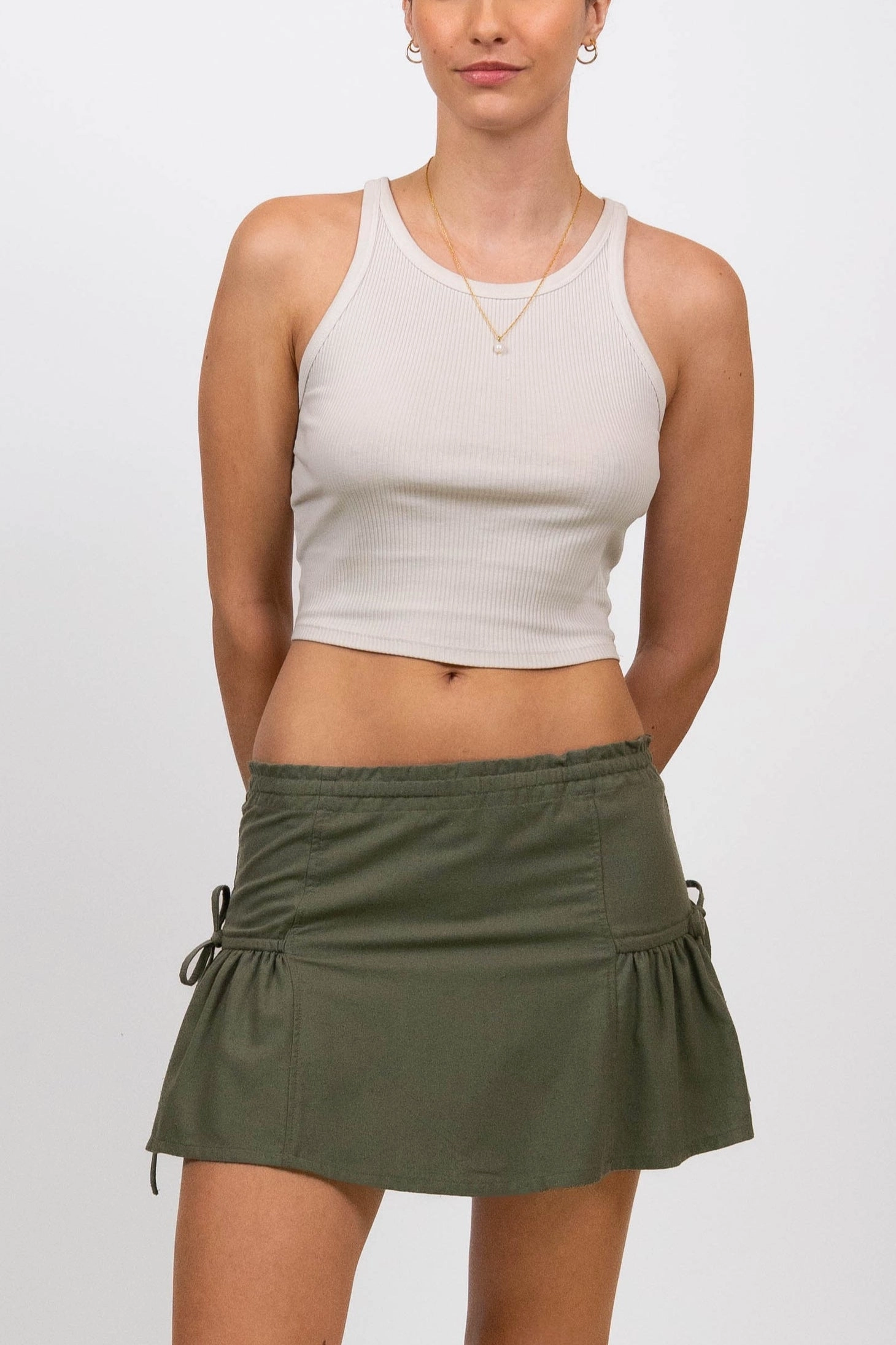 Olive Mini Muse (Sizes XS - M) High Density Weave