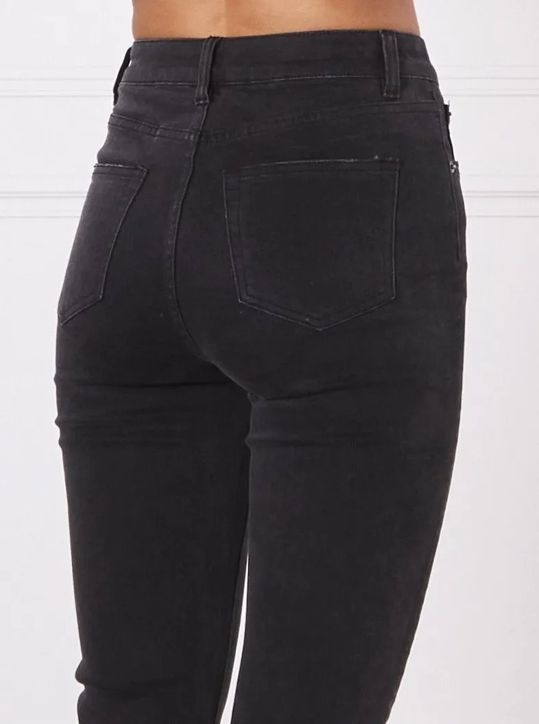 Olivia Mom Jeans - Black