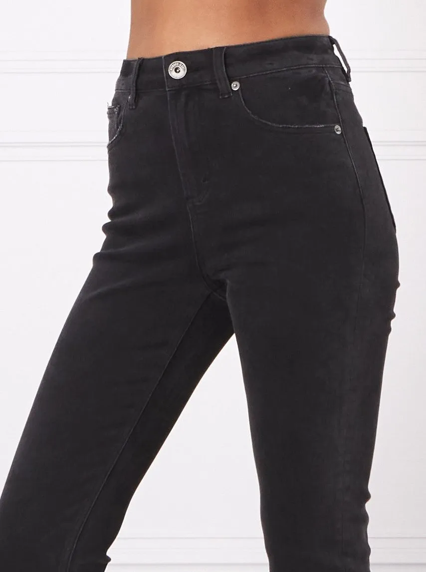 Olivia Mom Jeans - Black