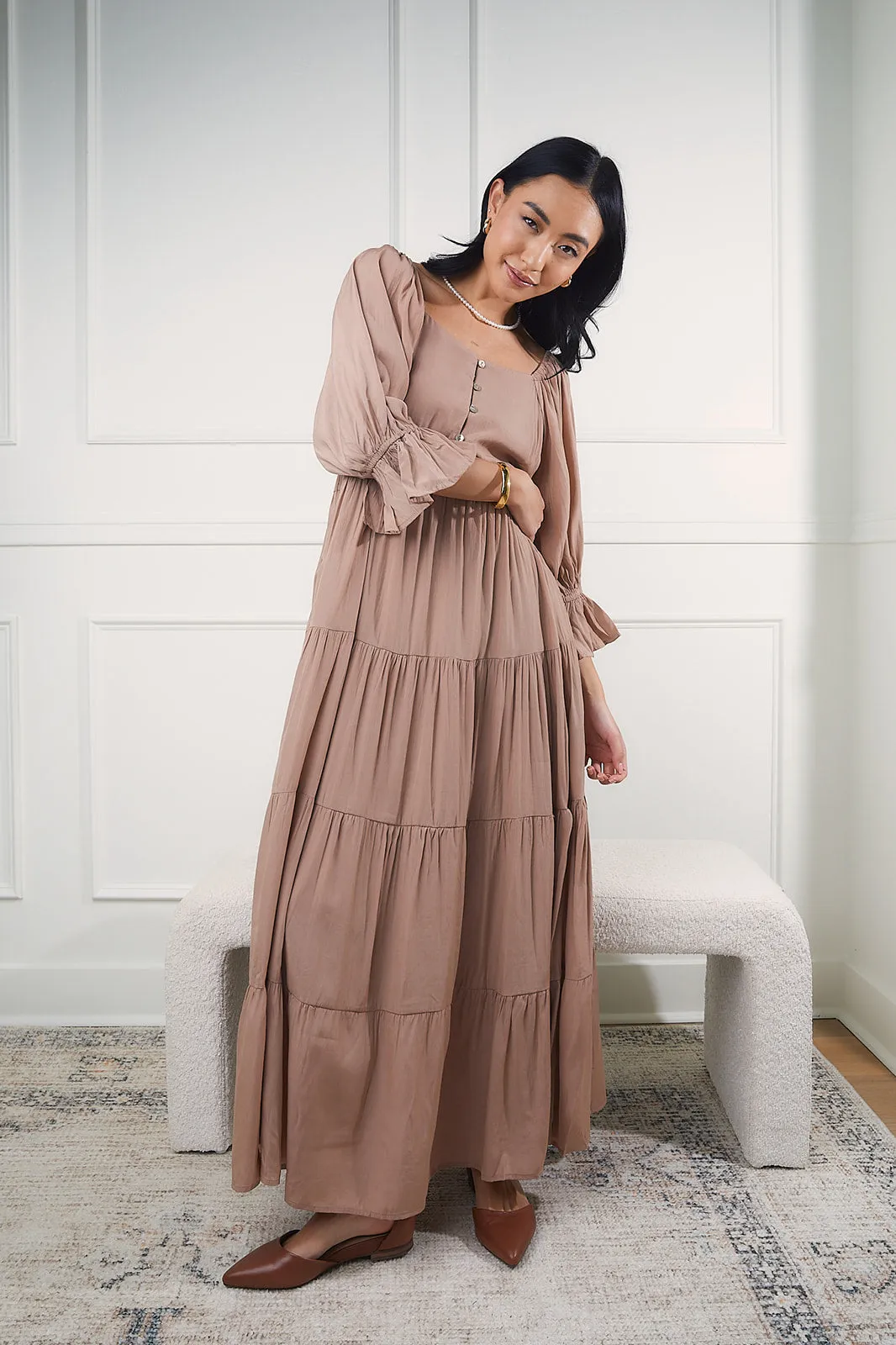 Ordinary Grace Tiered Maxi Dress FINAL SALE