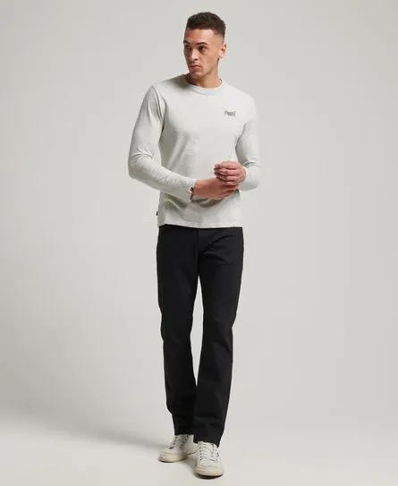 Organic Cotton Slim Straight Jeans - Venom Washed Black