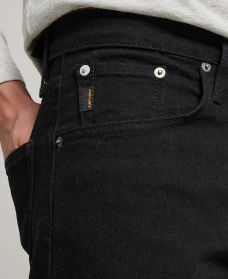 Organic Cotton Slim Straight Jeans - Venom Washed Black