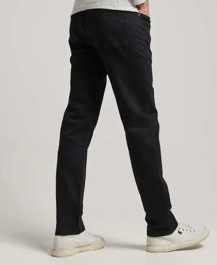 Organic Cotton Slim Straight Jeans - Venom Washed Black