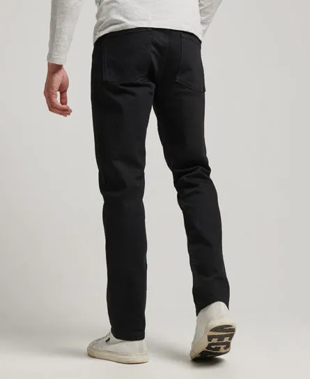Organic Cotton Slim Straight Jeans - Venom Washed Black