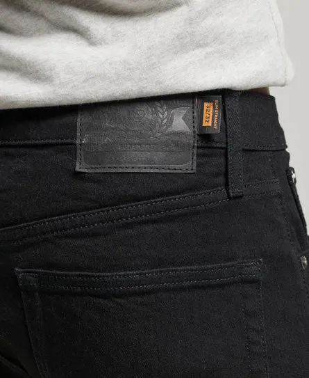 Organic Cotton Slim Straight Jeans - Venom Washed Black