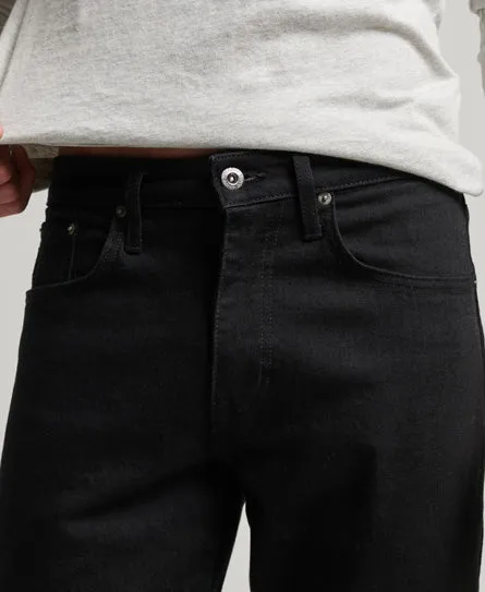 Organic Cotton Slim Straight Jeans - Venom Washed Black
