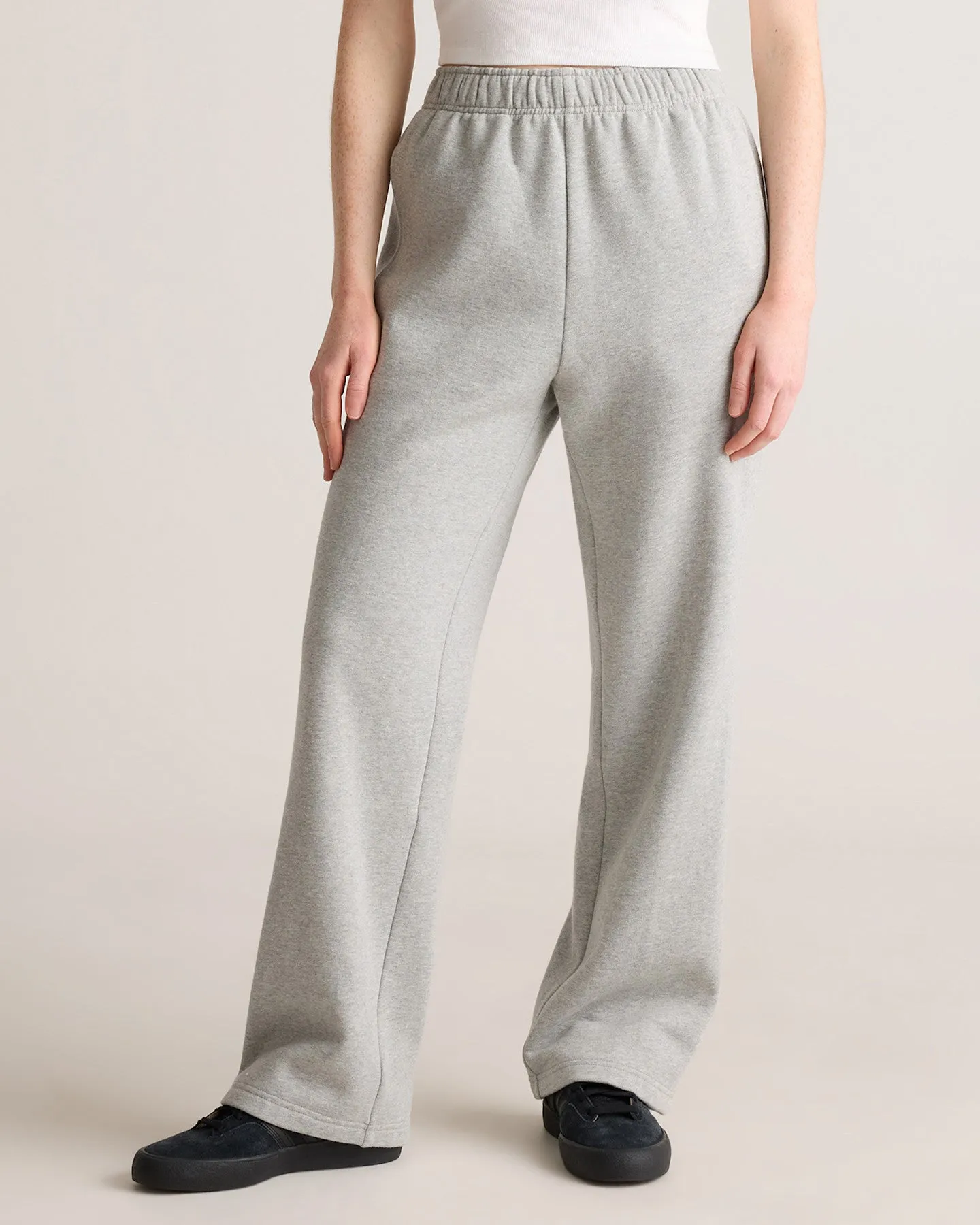 Organic Heavyweight Fleece Straight Leg Sweatpants