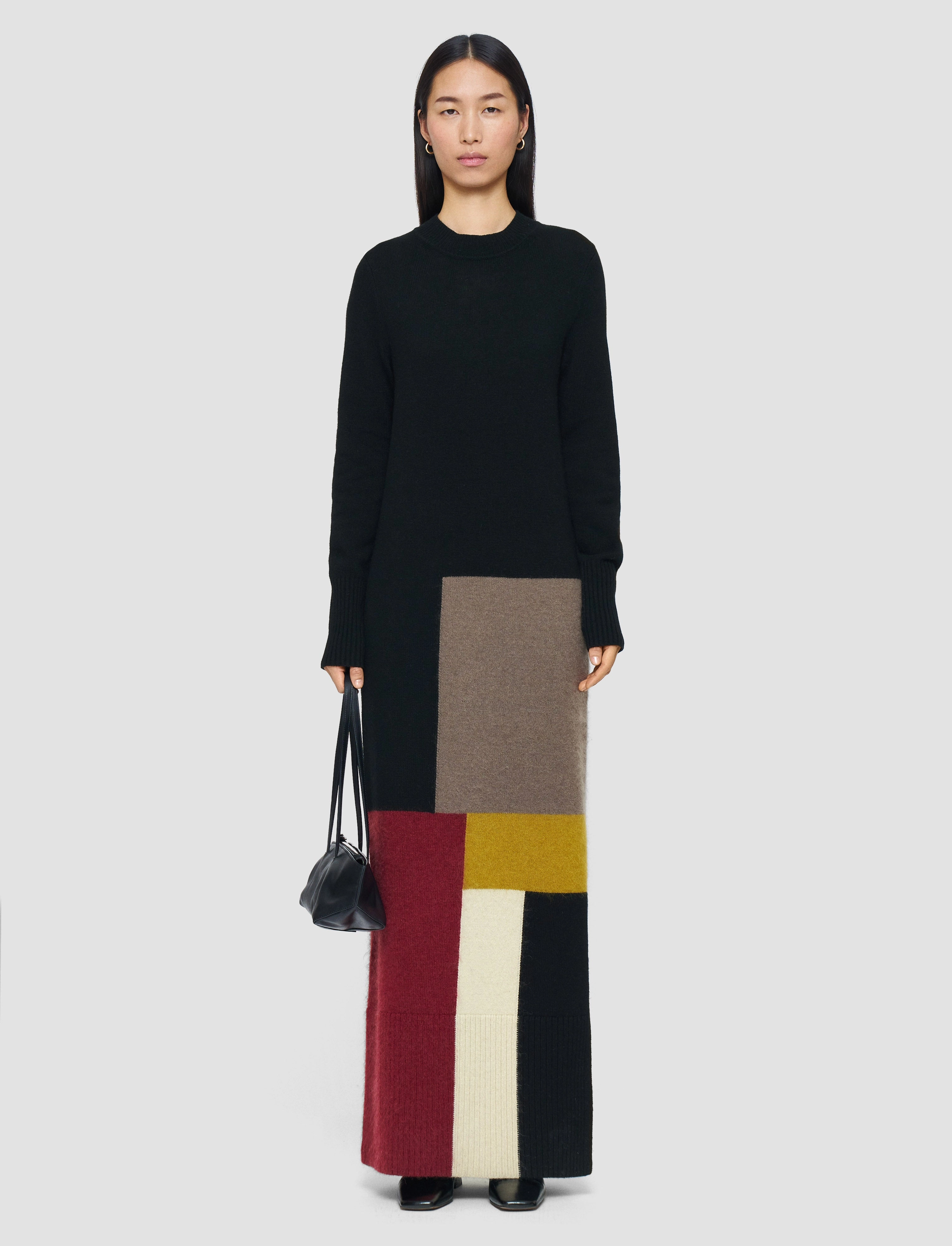 Dressy Yet Comfortable Overlay Merino Wool Dress