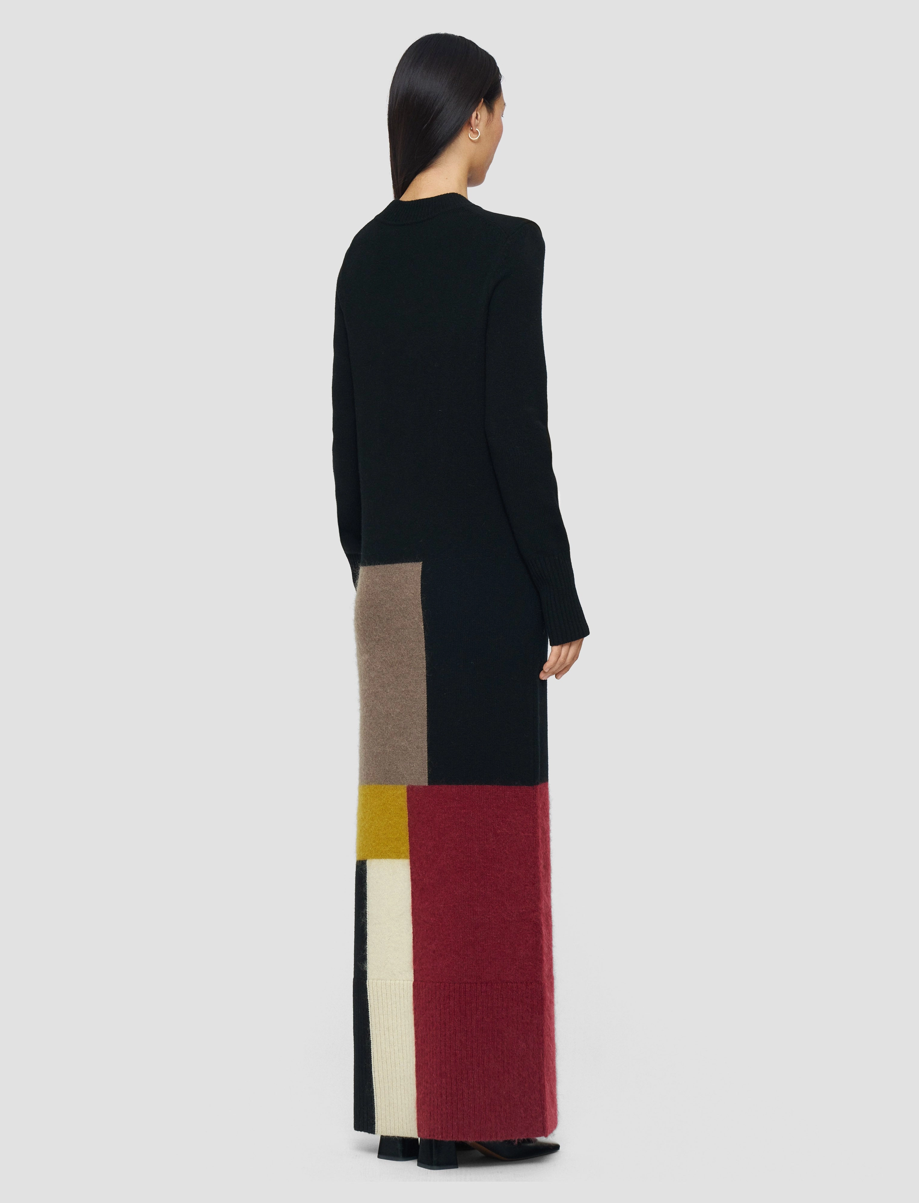 Simple Ease Natural Form Overlay Merino Wool Dress