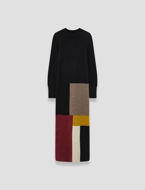 Overlay Merino Wool Dress Cocktail-Party
