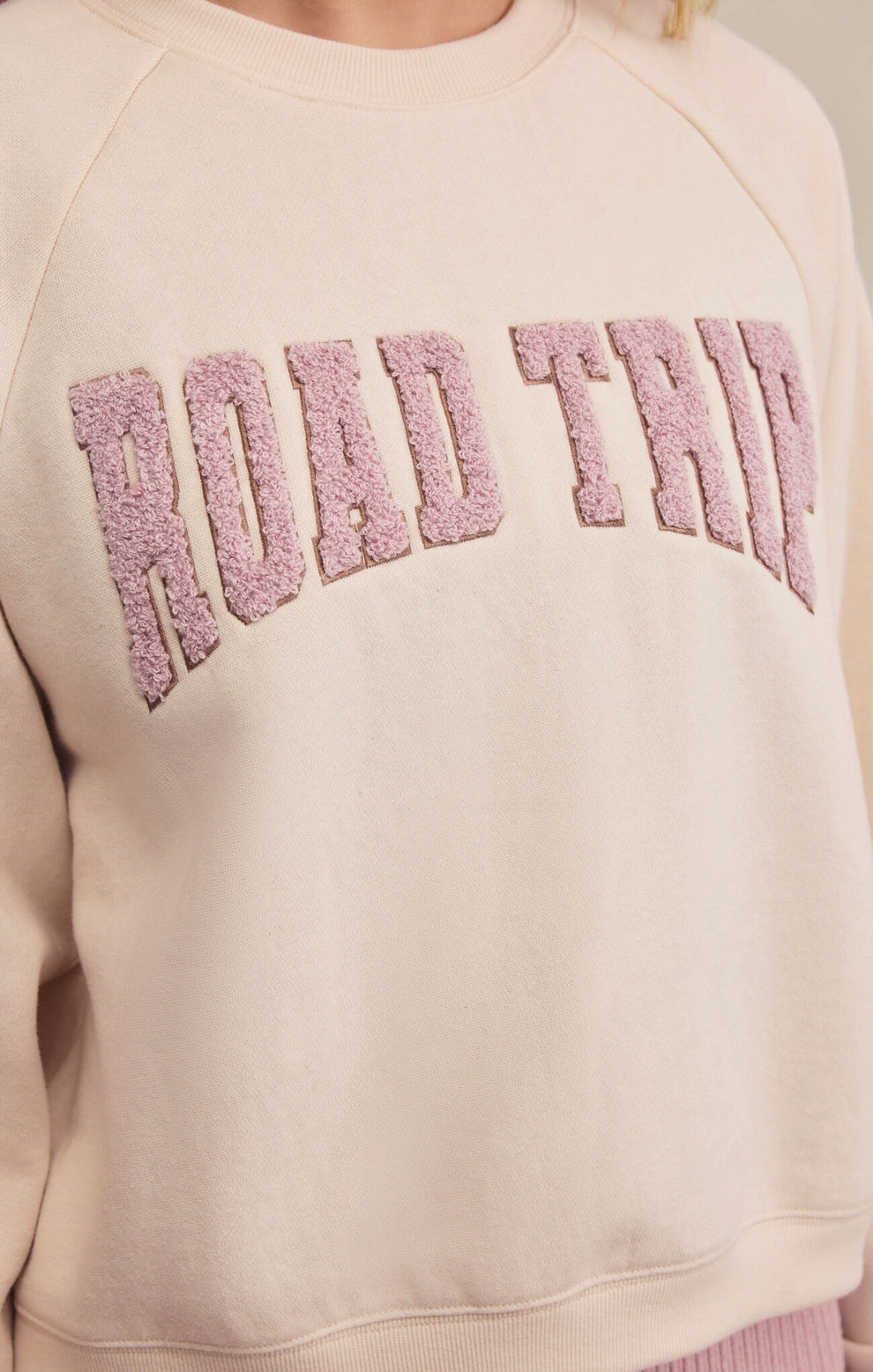 FeatherlightConstruction Ergonomic Cut OVERSIZED ROAD TRIP SWEATSHIRT
